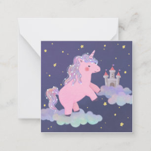 Carte De Correspondance Illustration de l'Imaginaire du rêve de Unicorn