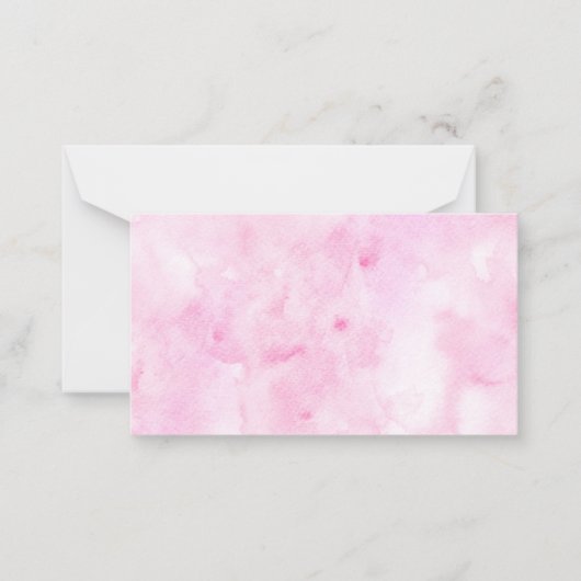 Carte De Correspondance Impression couleur mixte rose Abstrait (Devant)