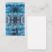 Carte De Correspondance Impression de batik de méduse lunaire (Devant / Derrière)
