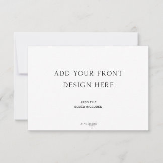 Carte De Correspondance Impression double face de 5 x 3,5 pouces