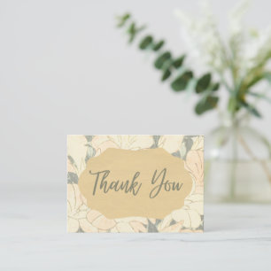 Carte De Correspondance Impression Florale Rétro Lumineuse