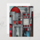 Carte De Correspondance Impressions architecturales (Devant / Derrière)