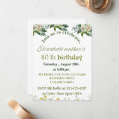 Carte De Correspondance Incantation d'anniversaire (Devant/Arrière en situation)