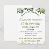 Carte De Correspondance Incantation d'anniversaire (Devant / Derrière)