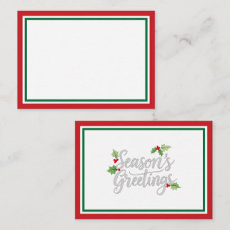 Carte De Correspondance Inclure une note personnelle avec votre cadeau de