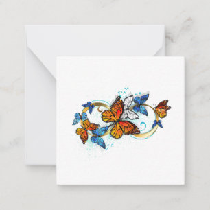 Carte De Correspondance Infinité de papillons monarques