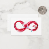 Carte De Correspondance Infinity (Devant/Arrière en situation)