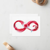 Carte De Correspondance Infinity (Devant/Arrière en situation)