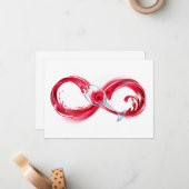 Carte De Correspondance Infinity (Devant/Arrière en situation)