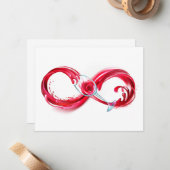 Carte De Correspondance Infinity (Devant/Arrière en situation)