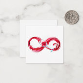 Carte De Correspondance Infinity (Devant/Arrière en situation)