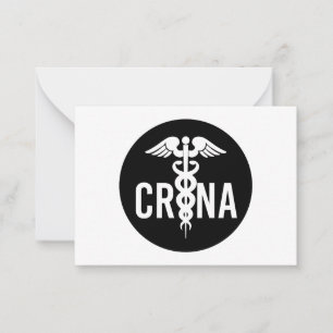 Carte De Correspondance Infirmière anesthésiste certifiée CRNA