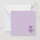 Carte De Correspondance Inséparables (Dos)