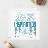 Carte De Correspondance Inspiration - Conception ASL (Devant/Arrière en situation)