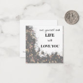 Carte De Correspondance *~ Inspirer AP62 Kindness LOVE SELF Note Card (Devant/Arrière en situation)