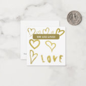 Carte De Correspondance *~ Inspirer AP62 Kindness or LOVED Note Card (Devant/Arrière en situation)
