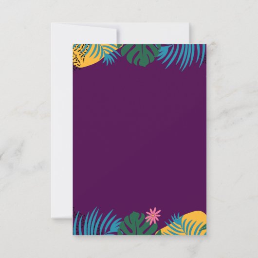 Carte De Correspondance Invité RSVP (Dos)