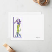 Carte De Correspondance Iris (Devant/Arrière en situation)