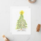 CARTE DE CORRESPONDANCE ISAIE 9:6 NOËL (Devant/Arrière en situation)