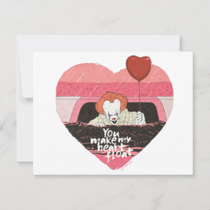Carte De Correspondance IT Pennywise - Vous faites flotter mon cœur