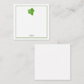 Carte De Correspondance Ivy Leaf (Devant / Derrière)