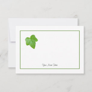 Carte De Correspondance Ivy Leaf