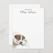 Carte De Correspondance Jack Russell Terrier Cute Chien Chien Chien Chien  (Devant / Derrière)