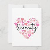 Carte De Correspondance J'aime la sérénité (Dos)