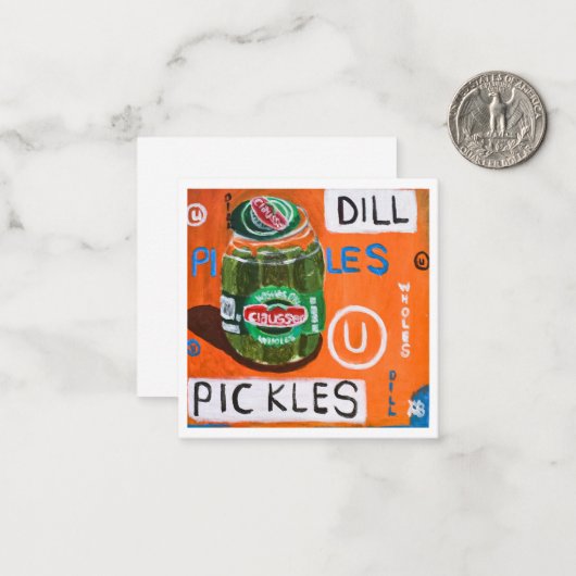 Carte De Correspondance Jar de chicots (Devant/Arrière en situation)