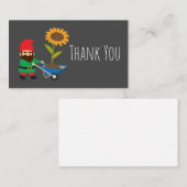 Carte De Correspondance Jardin mignon devient amusant (Devant / Derrière)