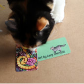 Carte De Correspondance Jardin Orange Tabby Chat