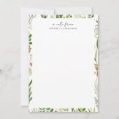 Carte De Correspondance Jardin personnalisé (Devant)