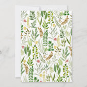 Carte De Correspondance Jardin personnalisé (Dos)