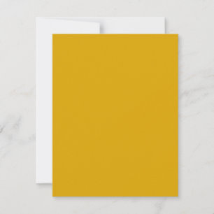 Carte De Correspondance Jaune Moutarde
