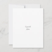 Carte De Correspondance Jaune, rose, orange Tulips Motif (Dos)