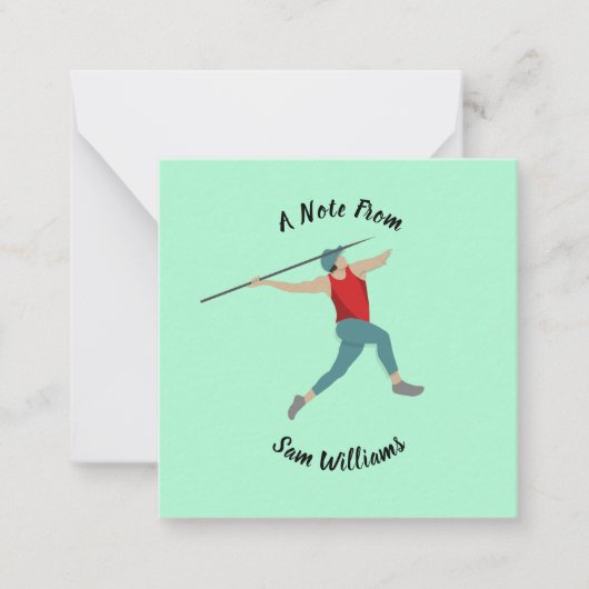 Carte De Correspondance Javelin (Devant)