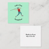 Carte De Correspondance Javelin (Devant / Derrière)