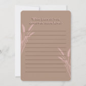 Carte De Correspondance Je Suis Assez Dusty Rose Affirmation De Croissance (Dos)