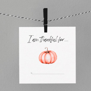 Carte De Correspondance Je suis reconnaissante de remercier Thanksgiving N