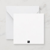 Carte De Correspondance "Je t'aime" en langue des signes du chat (Dos)