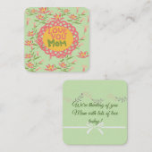 Carte De Correspondance Je t'aime Maman (Devant / Derrière)