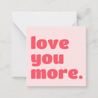 Carte De Correspondance Je t'aime plus