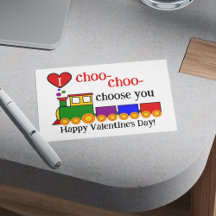 Je te choo choo choisis pour la Saint-Valentin Cou