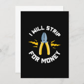 Carte De Correspondance Je Vais Bannir L'Argent Union Électricielle Électr (Devant / Derrière)