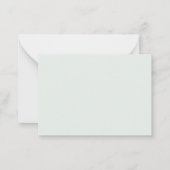 Carte De Correspondance Je Vaut La Peine De...Carte Flat Note (Dos)