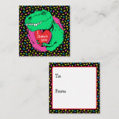 Carte De Correspondance Je vous mâche Trex Dinosaur Classroom Saint-Valent (Devant / Derrière)