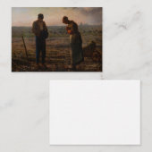 Carte De Correspondance Jean-François Millet - L'Angelus (Devant / Derrière)