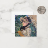 Carte De Correspondance Jeanne (Printemps) Par Édouard Manet (Devant/Arrière en situation)
