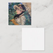 Carte De Correspondance Jeanne (Printemps) Par Édouard Manet (Devant / Derrière)