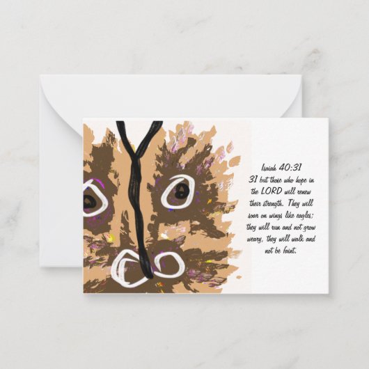 Carte De Correspondance Jésus espère (Devant)